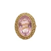 Outlet Pamono Victorian French Rose Ring with 18kt Gold, France