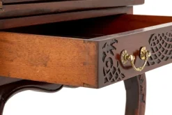 Pamono Victorian Games Envelope Card Table in Mahogany, 1890s><noscript><img width=