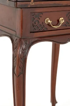 Pamono Victorian Games Envelope Card Table in Mahogany, 1890s><noscript><img width=