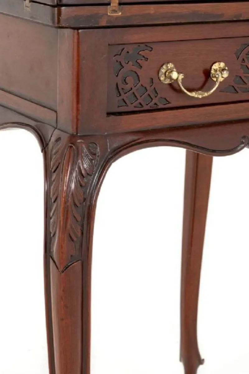 Pamono Victorian Games Envelope Card Table in Mahogany, 1890s> Game Tables