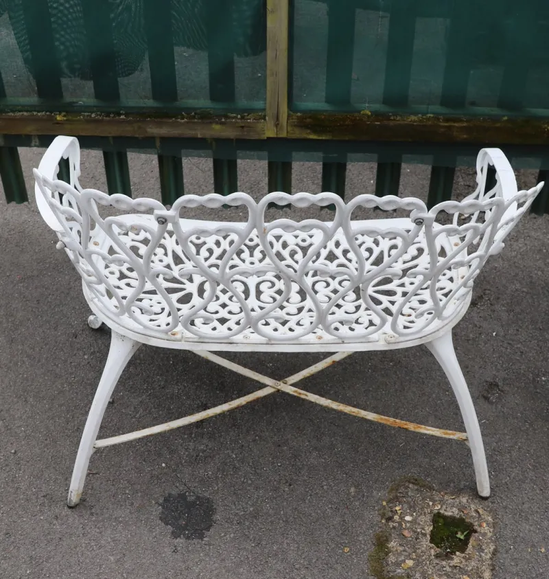 Pamono Victorian Garden Furniture, 1900, Set of 3> Garden Seating