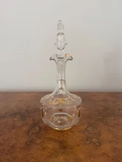 Best Pamono Victorian Glass Ewer, 1880s