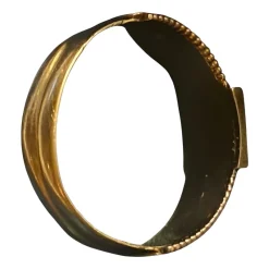 Pamono Victorian Gold Memorial Mourning Ring><noscript><img width=