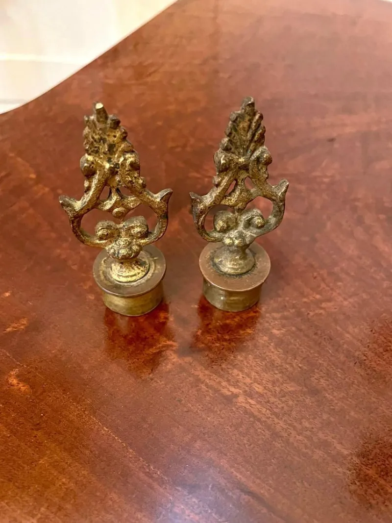 Discount Pamono Victorian Green Onyx Ornate Clock Garniture, Set of 3
