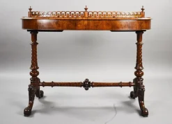 Pamono Victorian Kidney Shaped Writing Table in Rosewood, 1860><noscript><img width=