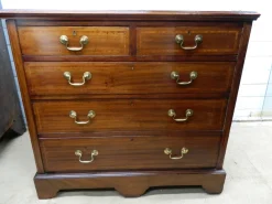 Outlet Pamono Victorian Mahogany Chest of Drawers, 1890s