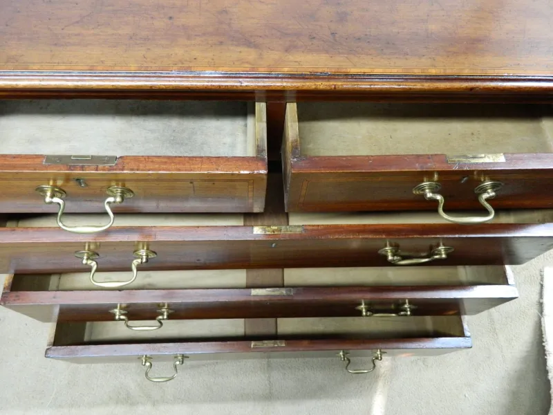 Outlet Pamono Victorian Mahogany Chest of Drawers, 1890s