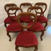 New Pamono Victorian Mahogany Dining Chairs, 1860s, Set of 6
