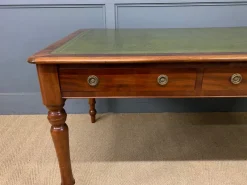 Best Pamono Victorian Mahogany 6-Drawer Writing Table, 1880s