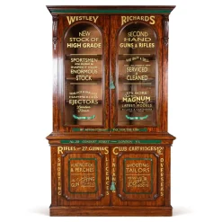 Pamono Victorian Mahogany Gun Shop Display Cabinet, 1880s> Cabinets & Wardrobes