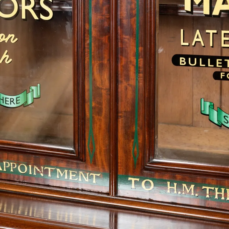 Pamono Victorian Mahogany Gun Shop Display Cabinet, 1880s> Cabinets & Wardrobes