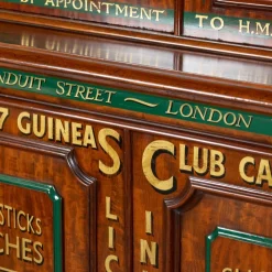 Pamono Victorian Mahogany Gun Shop Display Cabinet, 1880s><noscript><img width=