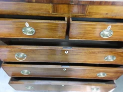 Pamono Victorian Mahogany Inlay Chest of Drawers