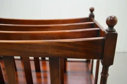 Best Pamono Victorian Mahogany Music Stand or Magazine Rack with Castors and Single Drawer