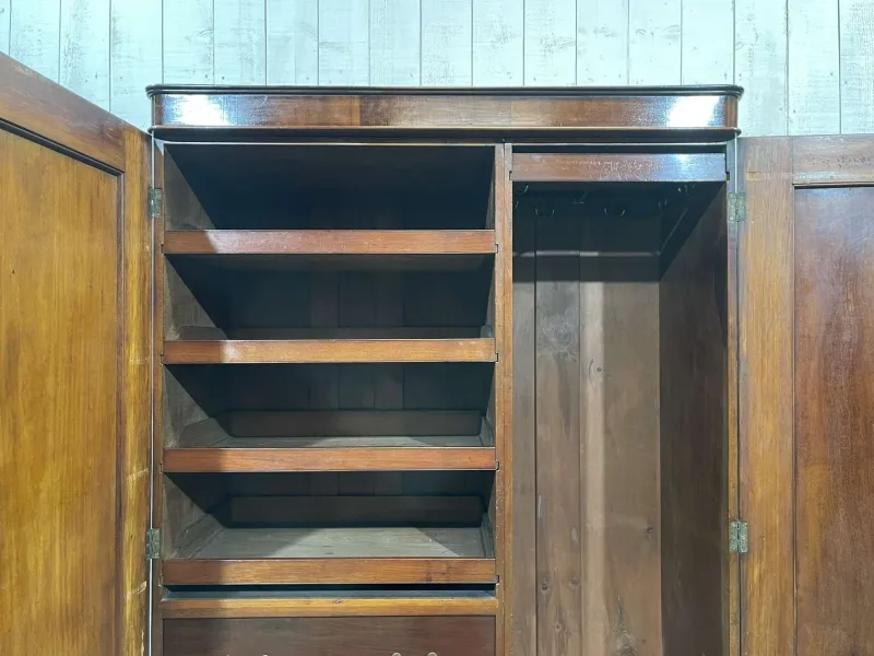 Pamono Victorian Mahogany Wardrobe, 19th Century> Cabinets & Wardrobes
