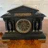 Pamono Victorian Marble Mantle Clock, 1860s> Clocks