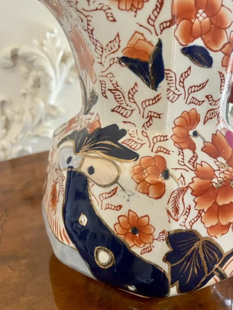 Pamono Victorian Mason Ironstone Jugs, 1880s, Set of 5> Bottles, Carafes & Jugs