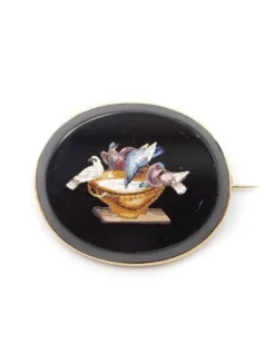 Clearance Pamono Victorian Micro Mosaic Brooch