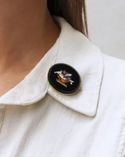 Clearance Pamono Victorian Micro Mosaic Brooch