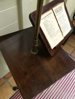 Hot Pamono Victorian Music Stand in Mahogany, Brass, Copper & Cast Iron, 1850s