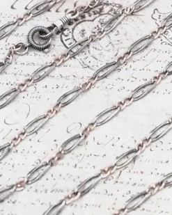 Online Pamono Victorian Niello Silver Chain