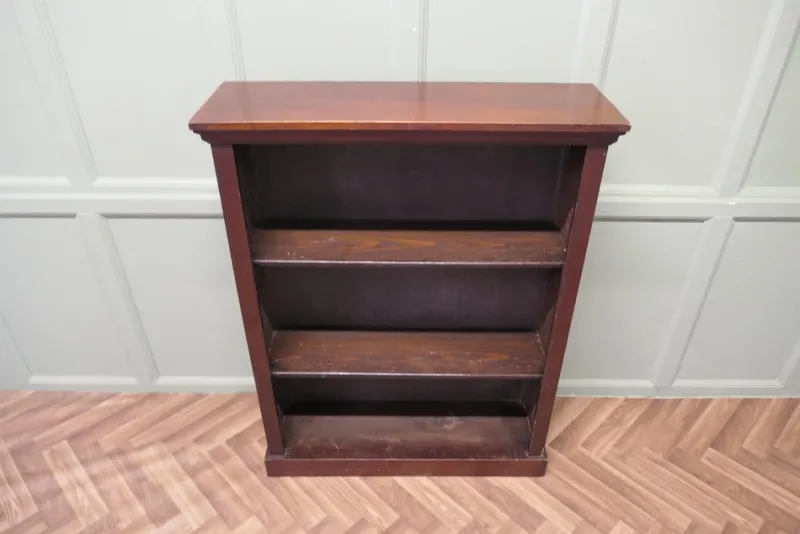 Pamono Victorian Open Bookcase in Mahogany