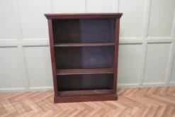 Pamono Victorian Open Bookcase in Mahogany
