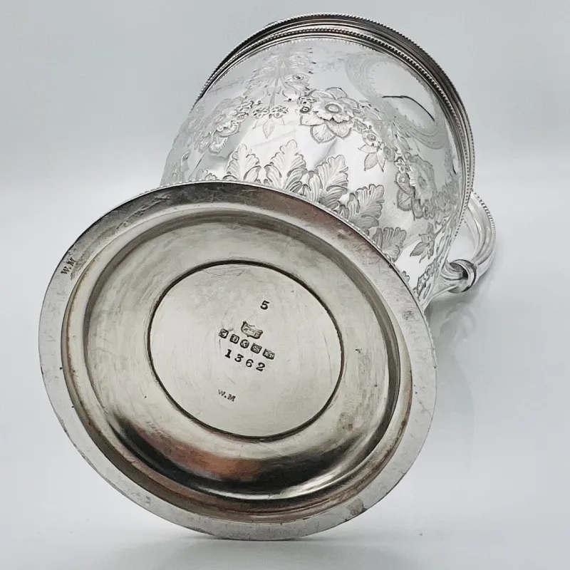 Pamono Victorian Ornate Silver-Plated Claret Jug with Rams Head Handle from James Deakin & Sons, Sheffield, United Kingdom, 1880s> Bottles, Carafes & Jugs