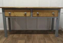 Pamono Victorian Pine Kitchen Worktable