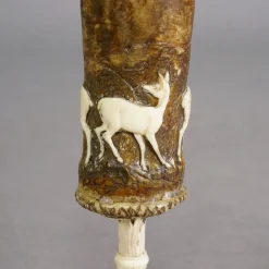 Pamono Victorian Rustic Black Forest Drinking Goblet, Germany, 1860s><noscript><img width=