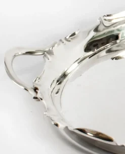 Pamono Victorian Silver Plated Tray from Walker & Hall, 1880><noscript><img width=