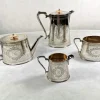 Pamono Victorian Silver-Plated Tea & Coffee Set from George Shadford Lee & Henry Wigfull,  Set of 4