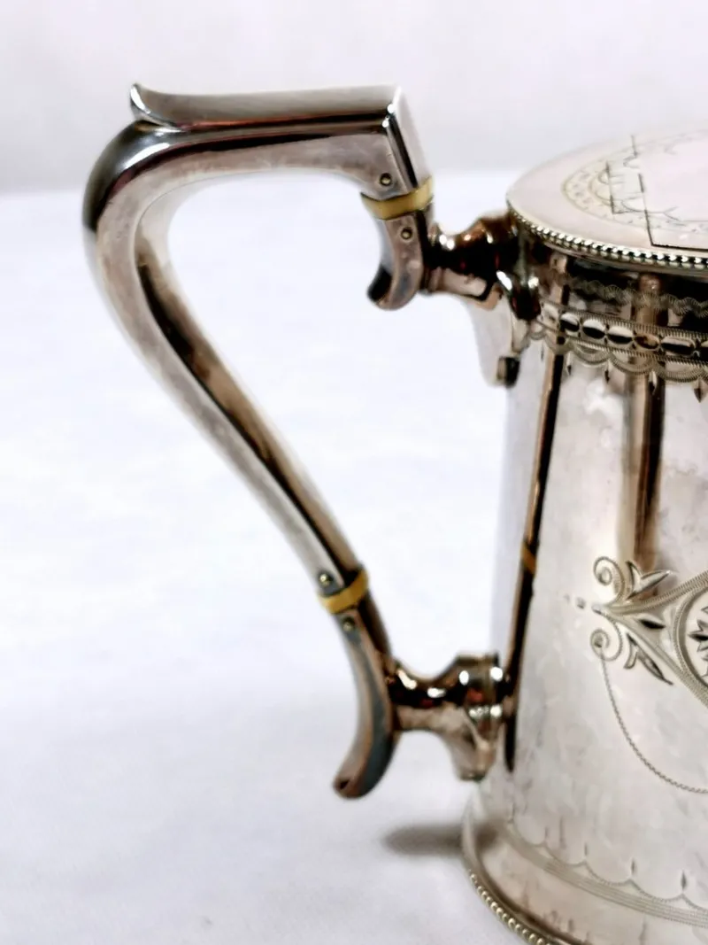 Pamono Victorian Silver-Plated Tea & Coffee Set from George Shadford Lee & Henry Wigfull, Set of 4