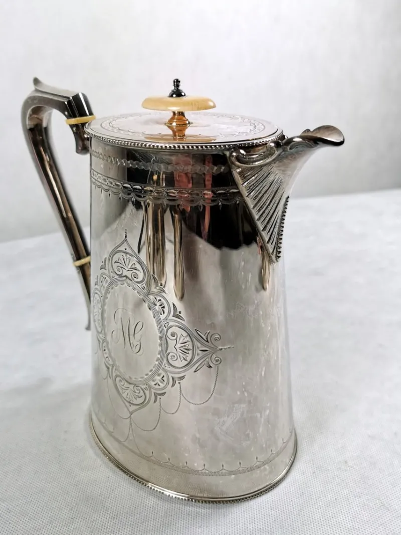 Pamono Victorian Silver-Plated Tea & Coffee Set from George Shadford Lee & Henry Wigfull, Set of 4