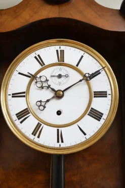 Pamono Victorian Vienna Walnut Clock><noscript><img width=