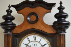 Pamono Victorian Vienna Walnut Clock><noscript><img width=