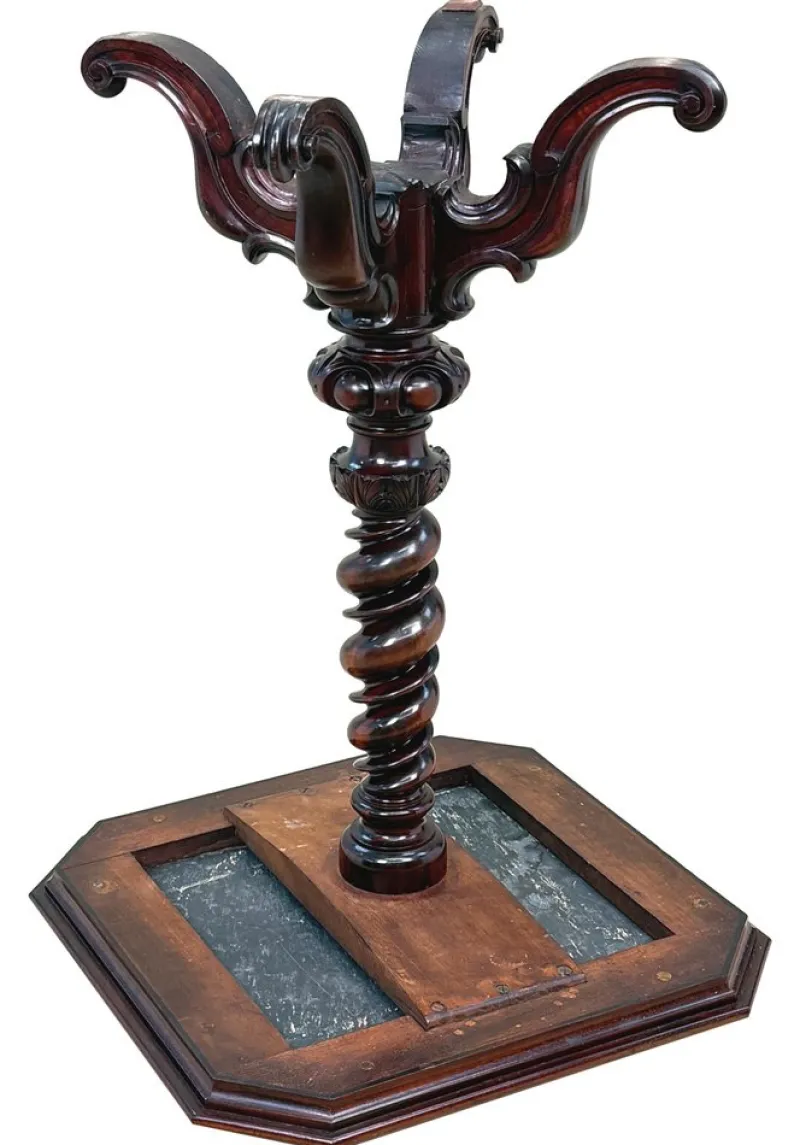 Online Pamono Victorian Walnut and Specimen Marble Chess Table, 1860