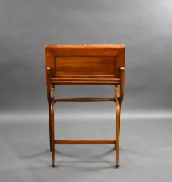 Pamono Victorian Walnut Campaign Travelling Desk, 1880s> Desks