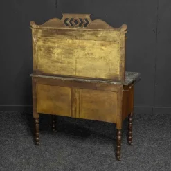 Pamono Victorian Walnut Washstand, 1890s><noscript><img width=