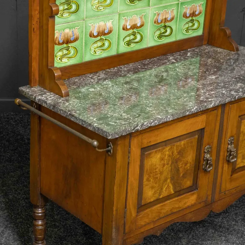 Pamono Victorian Walnut Washstand, 1890s> Dressing Tables