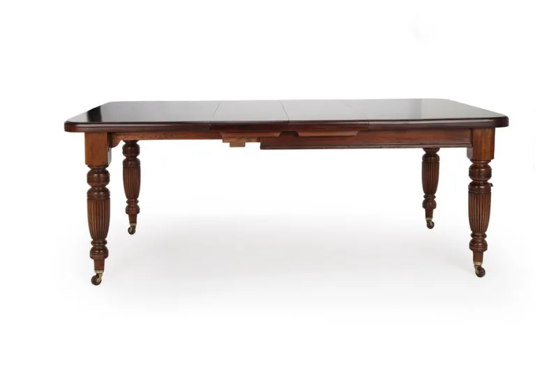 Clearance Pamono Victorian Wind Out Mahogany Extending Banquet Dining Table, England, 1910s