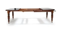 Clearance Pamono Victorian Wind Out Mahogany Extending Banquet Dining Table, England, 1910s