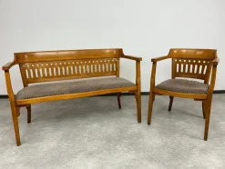 Pamono Vienna Secession Bench by Otto Wagner, 1890s> Benches