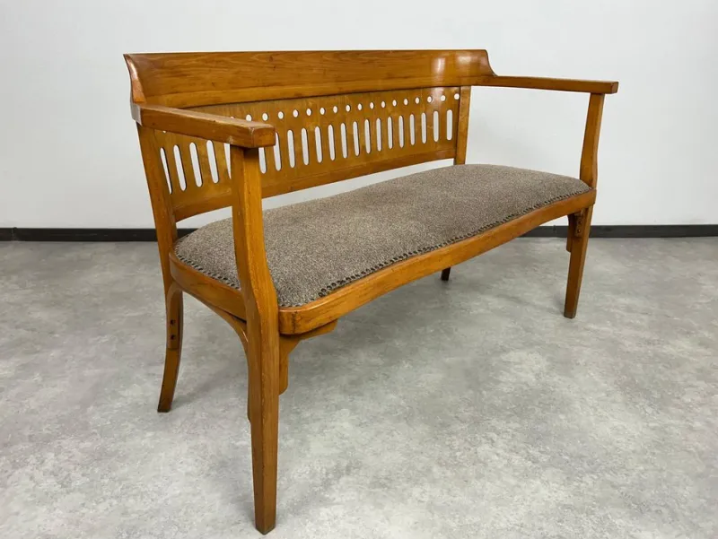 Pamono Vienna Secession Bench by Otto Wagner, 1890s> Benches