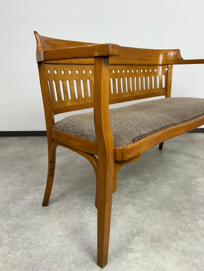 Pamono Vienna Secession Bench by Otto Wagner, 1890s> Benches