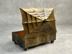 Pamono Vienna Secession Jewelry Box by Dagobert Peche for Wiener Werkstätte, 1890s><noscript><img width=