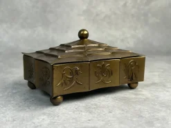 Pamono Vienna Secession Jewelry Box by Dagobert Peche for Wiener Werkstätte, 1890s><noscript><img width=