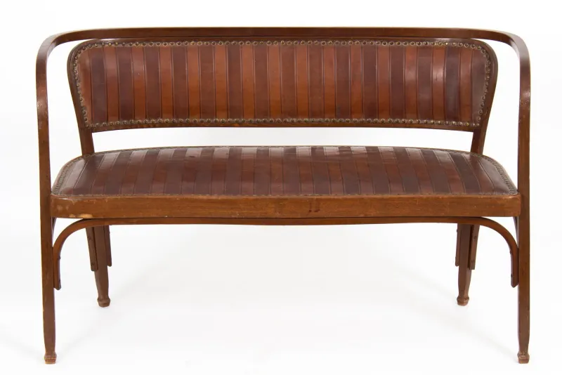 Pamono Vienna Secession Seating Set attributed to Gustav Siegel for J & J Kohn, 1905, Set of 5> Living Room Sets
