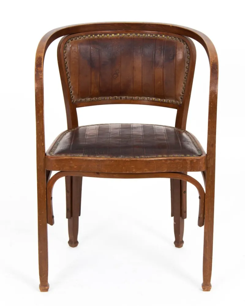 Pamono Vienna Secession Seating Set attributed to Gustav Siegel for J & J Kohn, 1905, Set of 5> Living Room Sets