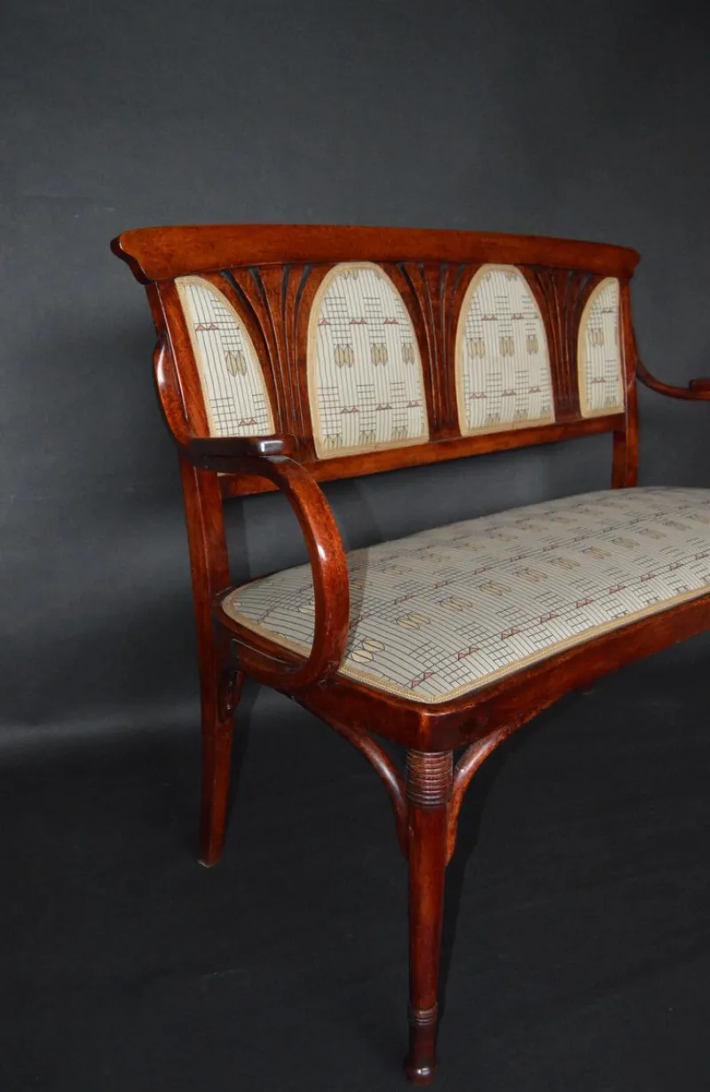 Pamono Vienna Secession Seating Set by J&J Kohn, Austria, 1910s, Set of 3> Living Room Sets